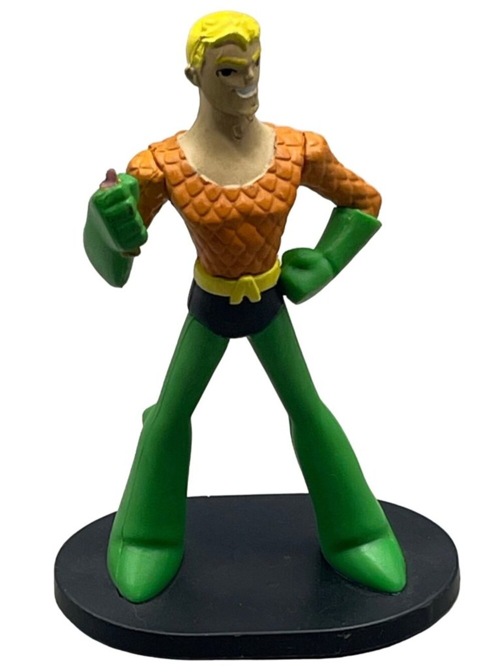 2017 Funko Hero World Series 1 DC Aquaman Figurine Figure missing staff READ